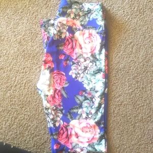 LuLaRoe floral leggings